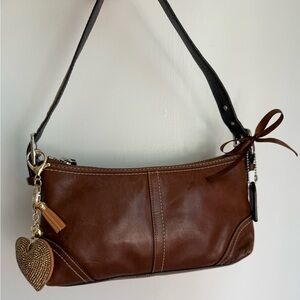 Vintage Brown East West Baguette